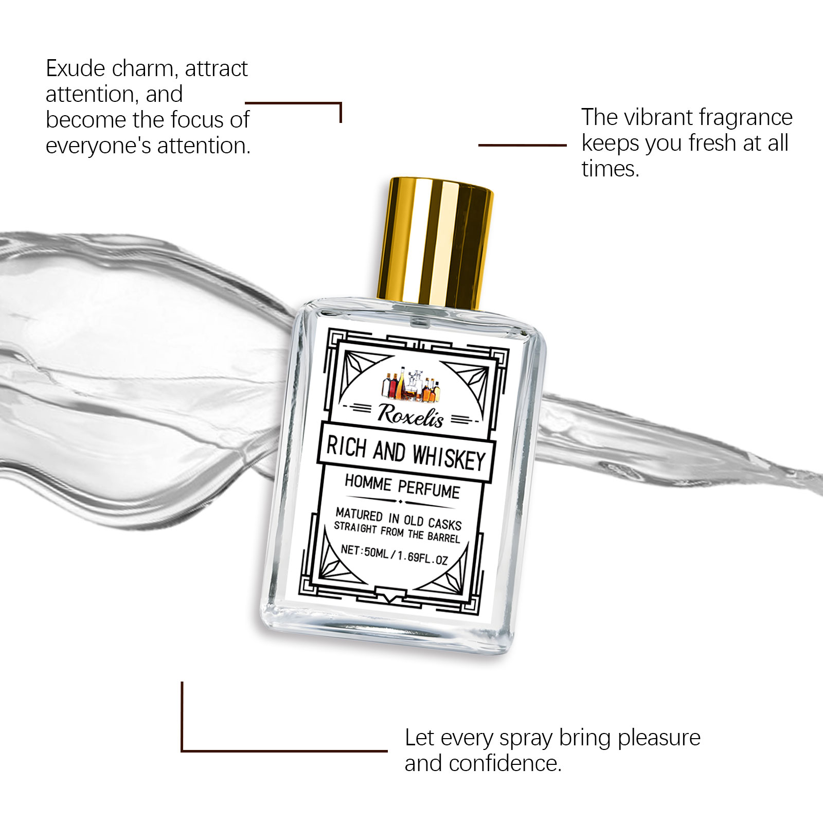 Perfume Masculino Roxelis 50ml - Perfume Adrien Fragrance avaliação e preço